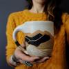 Charming ceramic handmade drinking mugs