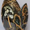 Expressive decorative rhythms in ceramic art