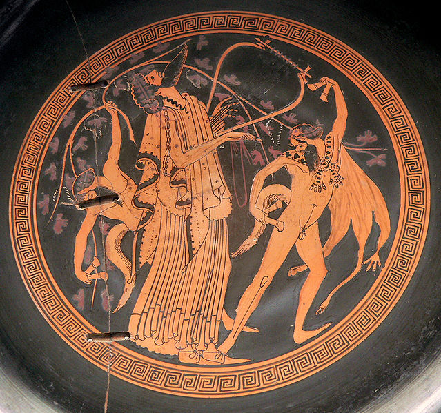 Dionysos in ancient Greek Pottery