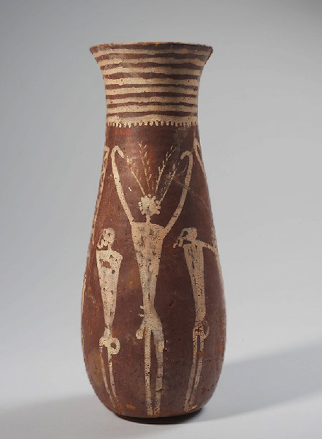 Jar-with-male-figures-Probably-late-Naqada-I-–-early-Naqada-II -(ca. 3700–3450 BC)