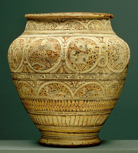 Vase, Coptic period-7thn century.-Egypt
