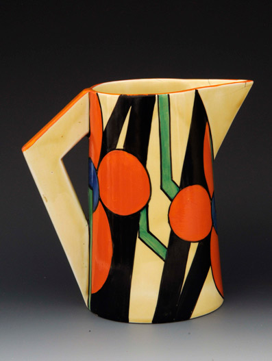 Clarice-Cliff-Bizarre-Picasso-Flower-pattern-Odilon-jug-Bamfords-Auctions