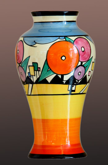 Baluster vase Art Deco style -CLARICE-CLIFF1930