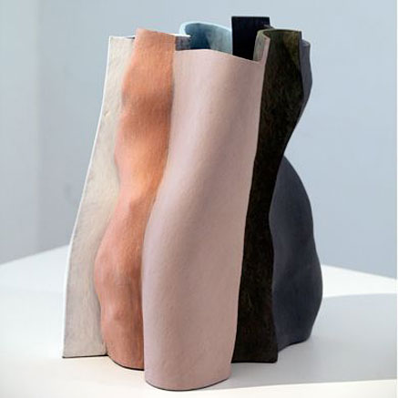 KEN-EASTMAN--contemporary folded clay sculpture