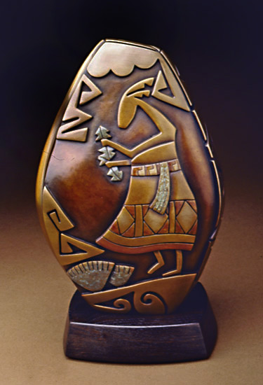 Native American Sculpture - Kokopelli-Tammy Garcia