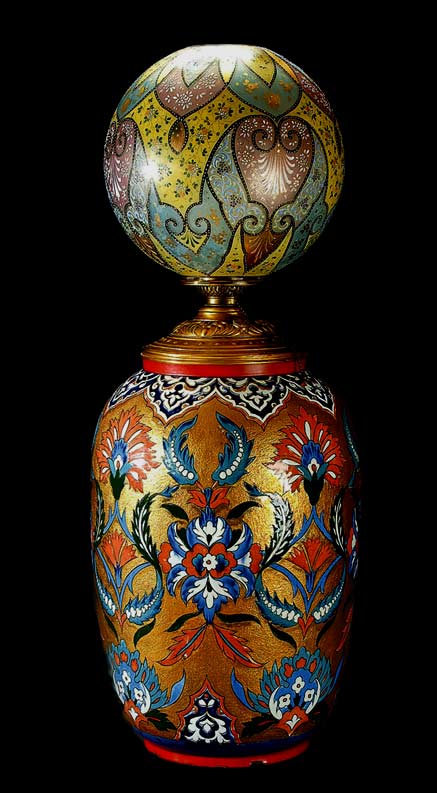 Theodore-Deck-Iznik-inspired-vessel lustre glaze