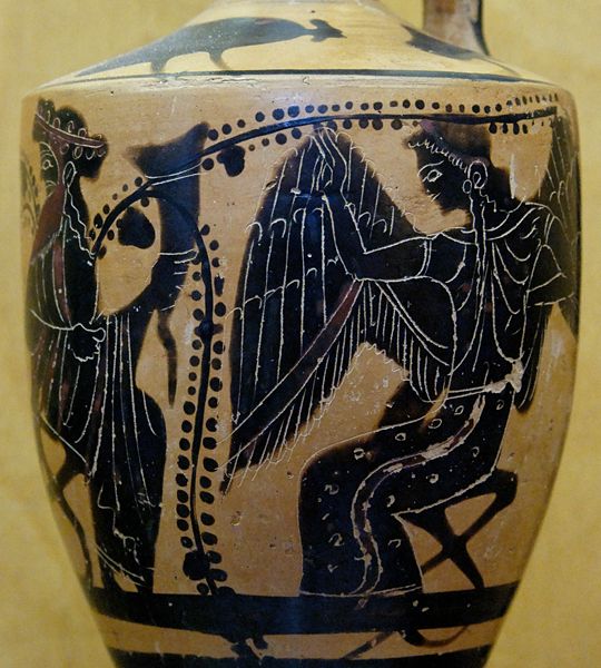 Greek_ ceramic_Dionysos_winged_figure