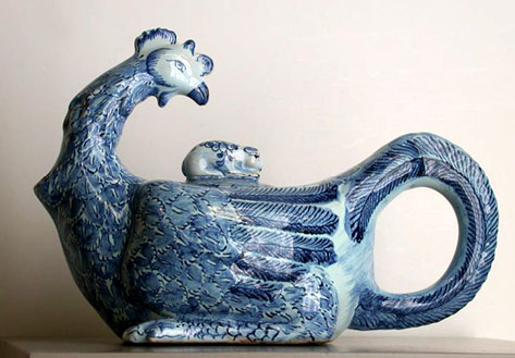 German Ceramic Teapot