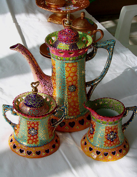 Indian tea set