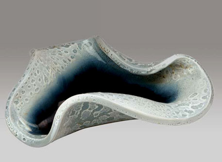 Abstract ceramic sculpture by Russel Wright