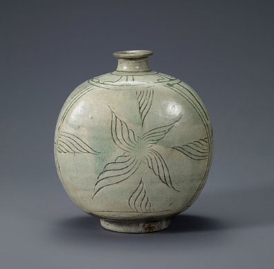 Joseon -dynasty-Flask-shaped-bottle.jpg Korean flask shaped bottle