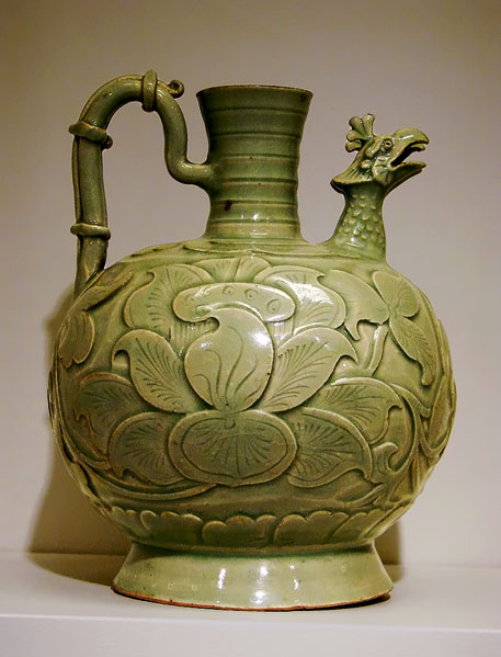 457px-599px-Jug-phoenix-Guimet-Museum.jpg Korean celadon phoenix ewer - -Guimet-Museum.