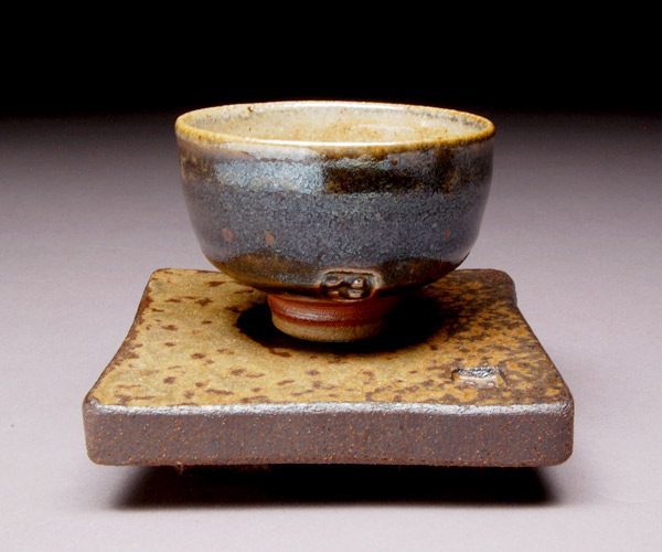 Shino tea bowl