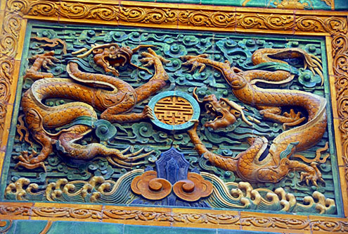 Two Dragons Ceramic Tiles