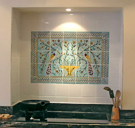Ceramic Tile Art, Ceramic Art Kitchen Tile