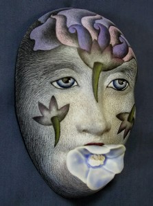 Ceramic Maskwoman(aka Peggy Bjerkman )