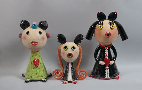 Traditional 'Burdela' doll figurines - Mirta Morigi