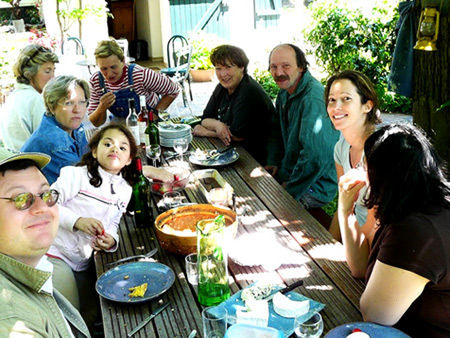 Lunch in the Provence of Ile de France at the la porte du soleil