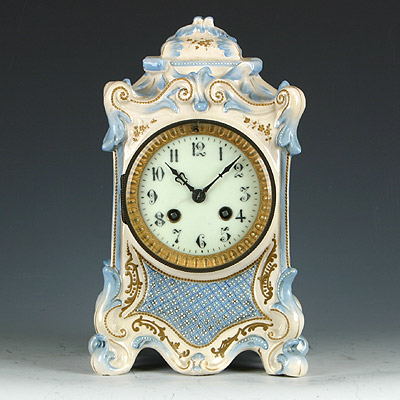 Ceramic antique clock CJCC clock company rococo ceramic
