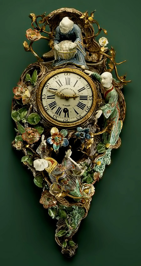 Movement by Étienne I Le Noir Cartel,-or-Wall-Clock,-ca.-1735–40