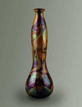 Zsolnay Vase with eosin metalliic glaze