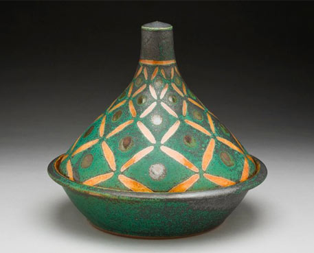  Ceramic tagine - -Peter Karner pottery