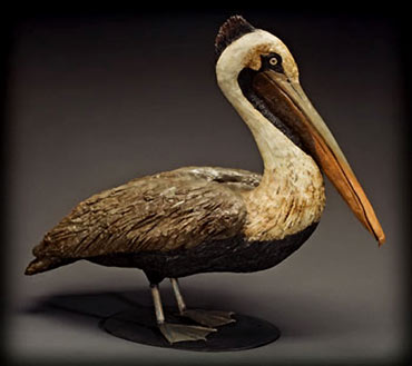 Ceramic-Pelican- Artful Ceramics Pelican-Artful Ceramics Michael and Sumati Colepitts