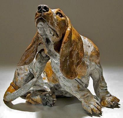Dog-Sculptures---Clay-Animal-Sculptures-by-Nick-Mackman