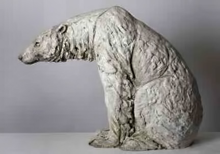 Ice Souls, an exhibition of ceramic sculptures by Tanya Brett- n support of Hauser Bears