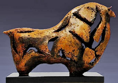 Juan-Landreu-'bull-nine'-terracotta