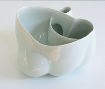 Jonathan Keep ceramic sculptural vessel