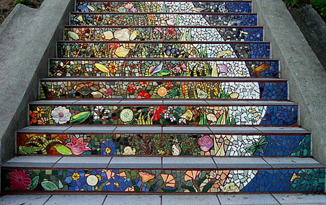 mosaic stairway in San Francisco