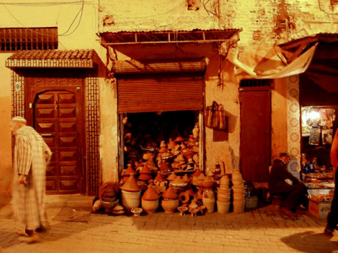 Marrakech Pottery bazzar