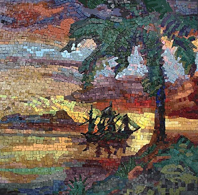 Smalti-Landscape-Mosaic-by-George-Fishman