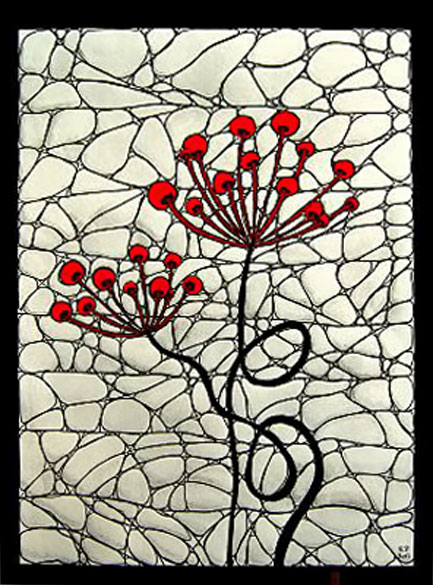 Zentangle mosaic -By-Rikke-Poulsen
