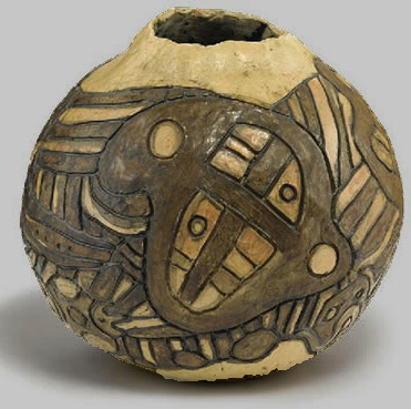 Aboriginal Ceramic Story Pot 1982 Thanakupi