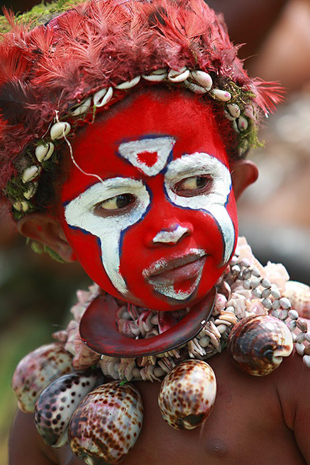 Papua New Guinea tribal art 