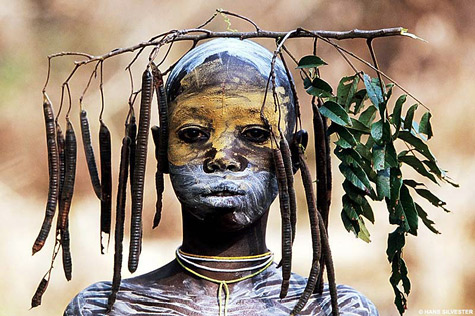 African Face Art