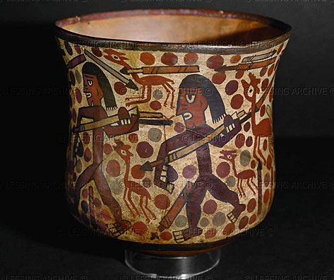 Nazca drinking vessel from Peru