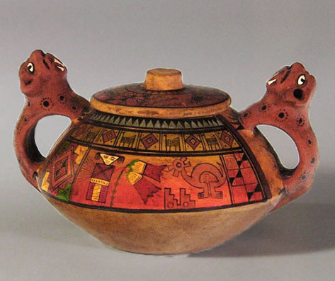 473px-397px-INCA-JAGUAR-HANDLE-VASE.jpg Inca vase with jaguar handles Mexico