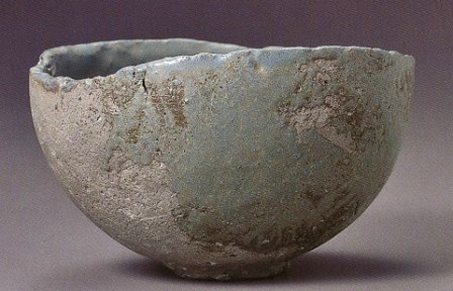 Ogawa-Machiko ceramic ash blue bowl