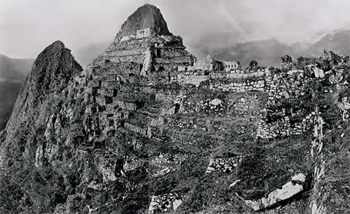 Rediscovering-Machu-Picchu---Pictures--More-From-National-Geographic-Magazine Intihuatana-Hill-and-the-terraces-west-of-the-Sacred-Plaza