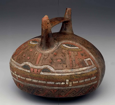 jaguar-and-eagle-drinking-vessel-Andean Double spout vessel-477x435