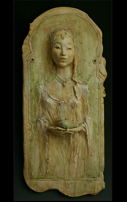 Serenity wall plaque by Pat Swyler - Serenity