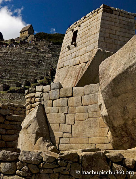 Machu Picchu accurate stone walls