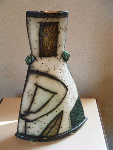 Charmaine Haines abstract vase