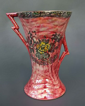 Authur Wood art deco flared vase