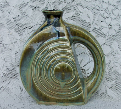 Art Deco green jug