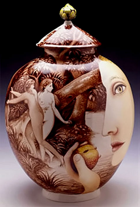 Kurt Weiser lidded jar