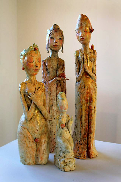 Pat Swyler-four sculptures
